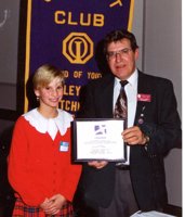 1994 Youth Appreciation Award presented by Harold Lauber